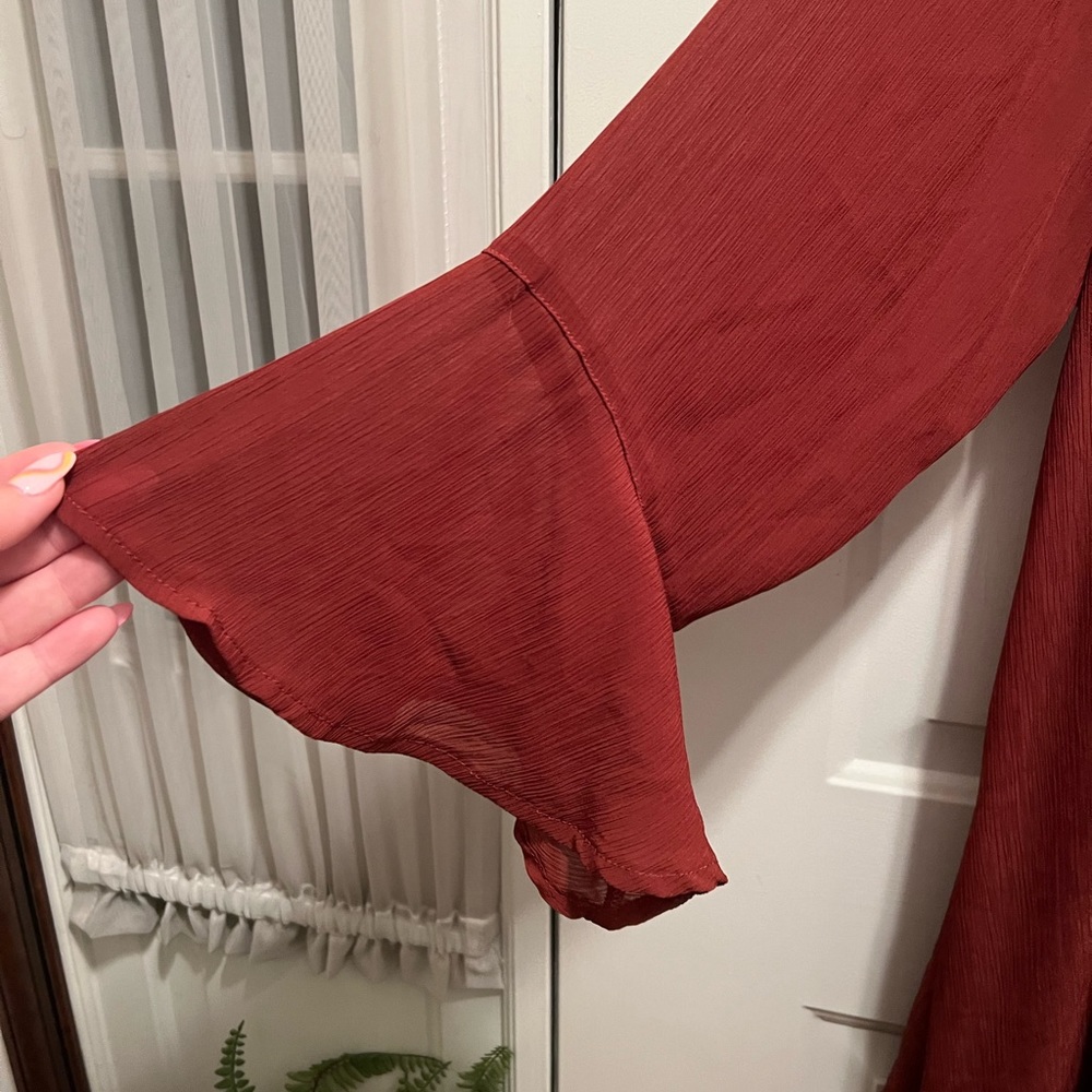 Red Kimino over piece. Size 3 - Torrid. No stretch